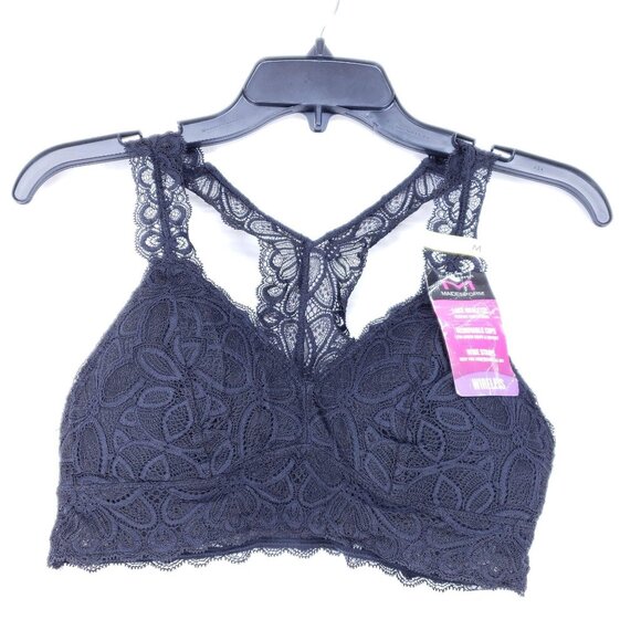 Maidenform Womens Lace Bralette Wireless Razorback - Picture 1 of 7